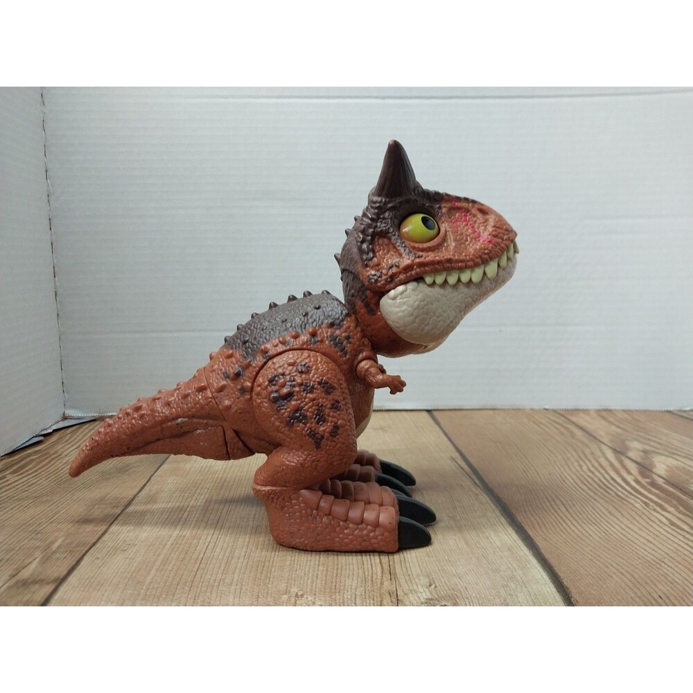 Jurassic World Camp Cretaceous Carnotaurus Toro Action Dinosaur Works!